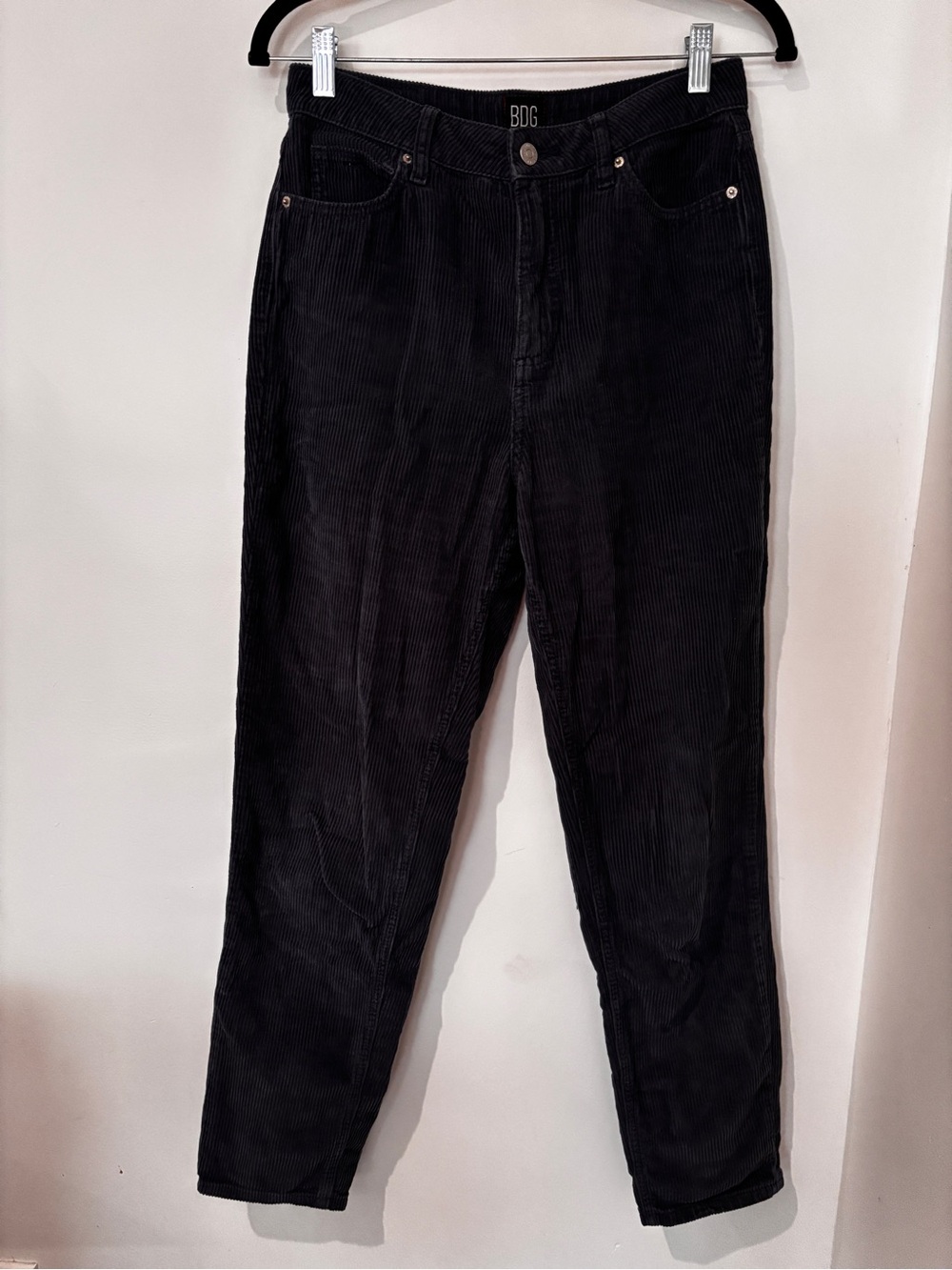 BDG Black Corduroy Trousers